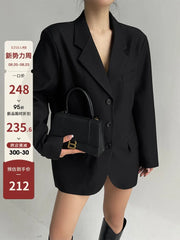 Casual Long Sleeved High-end Suit Jacket For Women Blazers Coat Fashion Design 2024 New Tops Brown Office Lady Top Y7CS voguable