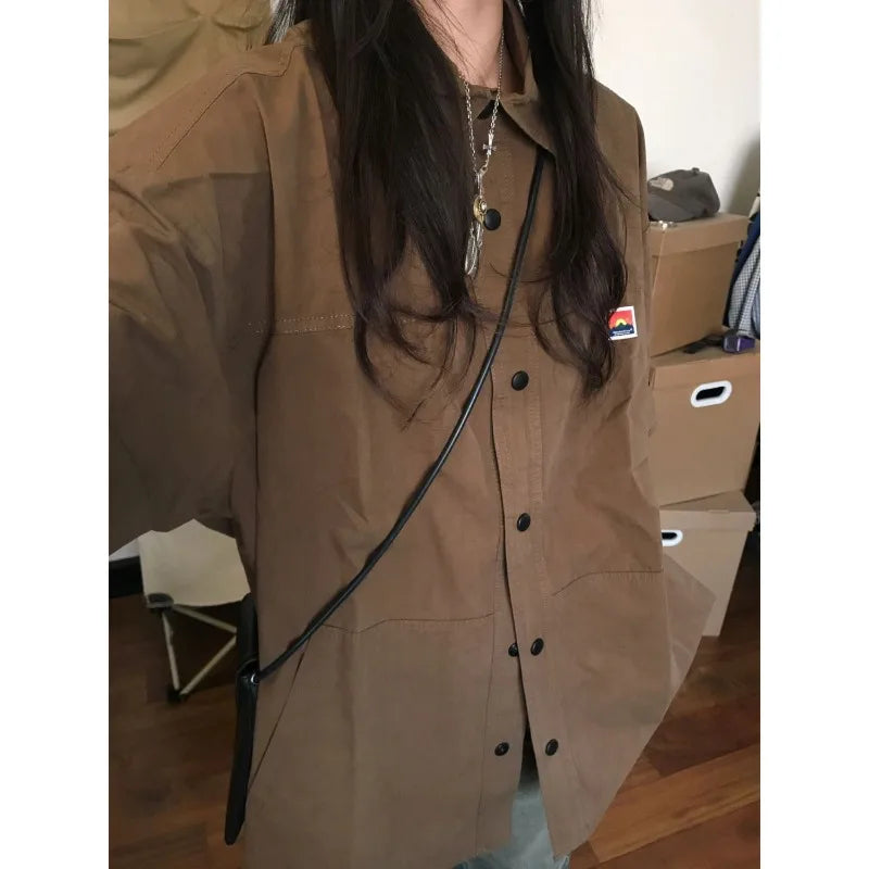 Vintage Blouse for Women 2024 Shirts Woman Summer Short Sleeve Korean Style Oversized Shirt Chiffon Blouse Crop Shirt voguable