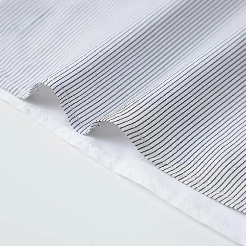 Voguable  Men's Oversized Striped Color Block Casual Shirt with Chest Pocket Single Breasted Trendy Streetwear Style voguable