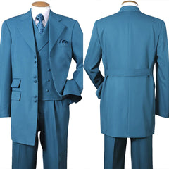 Voguable  Luxury Men's Suit 3 Pieces Blazer Vest Pants Peaked Lapel Satin Business Formal Work Wear Wedding Groom Homme voguable
