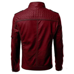 Men Faux Leather Jacket Motorcycle 5Xl Men Jackets Black Jaqueta De Couro Masculina Outwear Male Slim Fit Pu Leather Coats Man voguable