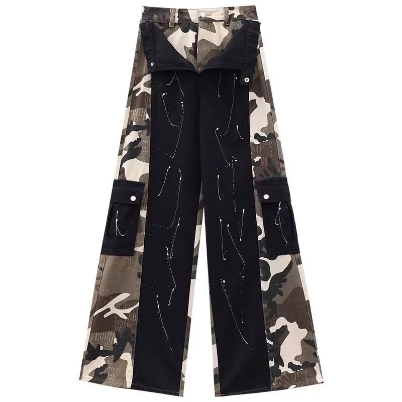 Voguable  2000s American Vintage Pants Women Casual Y2k Clothing Thin Sportwear Y2k Clothing Retro Camouflage Trouser Casual Chic Harajuku voguable