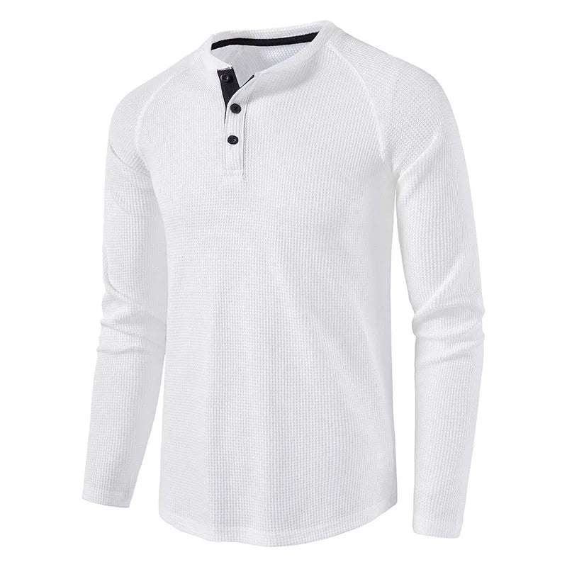 Spring Autumn New Fashion Round Neck Long Sleeve Solid T-Shirts Men's Clothing Slim Bottoming Shirt All-match Korean Chic Tops voguable