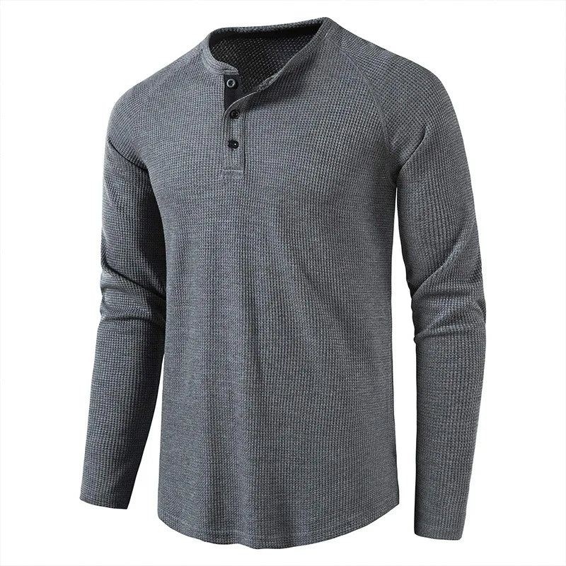 Spring Autumn New Fashion Round Neck Long Sleeve Solid T-Shirts Men's Clothing Slim Bottoming Shirt All-match Korean Chic Tops voguable