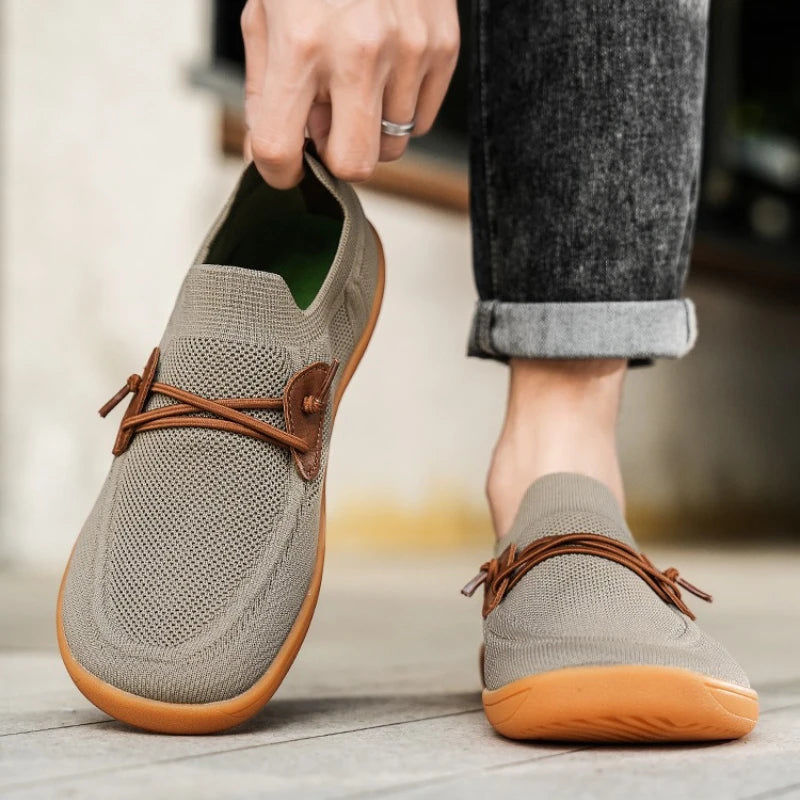 Voguable  Men Casual Dress Sneakers Minimalist Wide Barefoot Shoes Outdoor Comfort Lightweight Leisure Shoes Non Slip Wide Running Shoes voguable