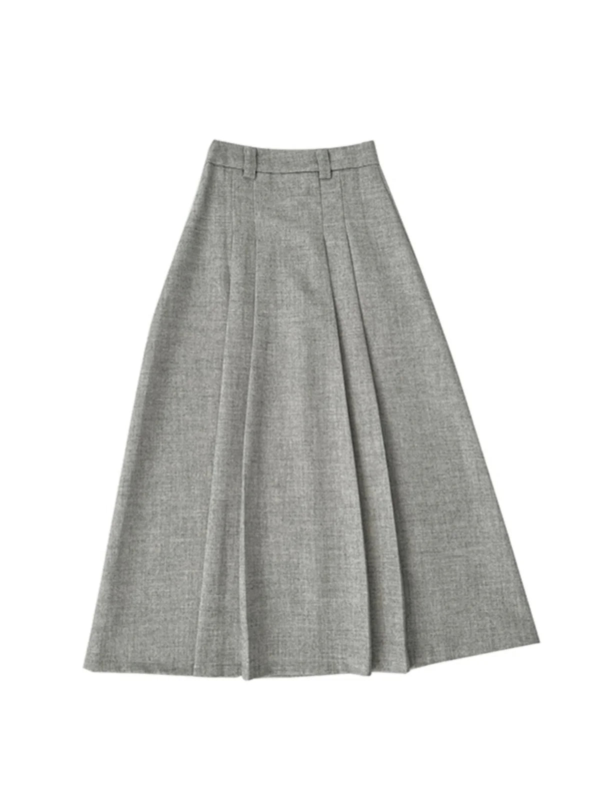 Women's A-line Black Pleated Skirt Vintage 90s Aesthetic Y2k Grey Long Skirt Harajuku Korean Skirts 2000s Clothes 2024 voguable