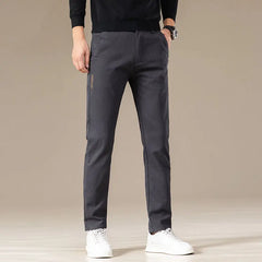 2023 Autumn Winter KPOP Fashion Style Harajuku Slim Fit Trousers Loose All Match Thick Casual Pants Patchwork Straight Leg Pants voguable