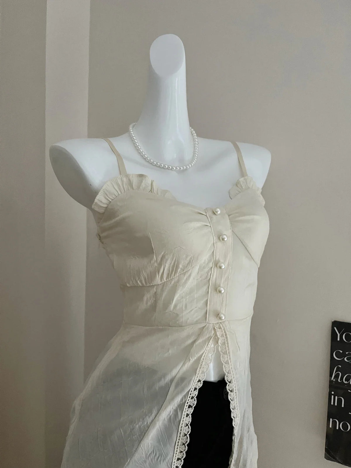 Voguable 2000s Vintage Y2k Clothing Korean 2 Piece Skirts Sets Women Casual Y2k Crop Top Blouse + Strap Mini Dress Japanese Beach Party voguable
