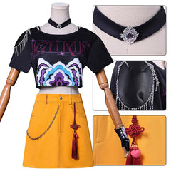 KPop Mira Cosplay Costume Wig Women Girls Halloween Carnival Comic-con Party Role Playing Outfits voguable