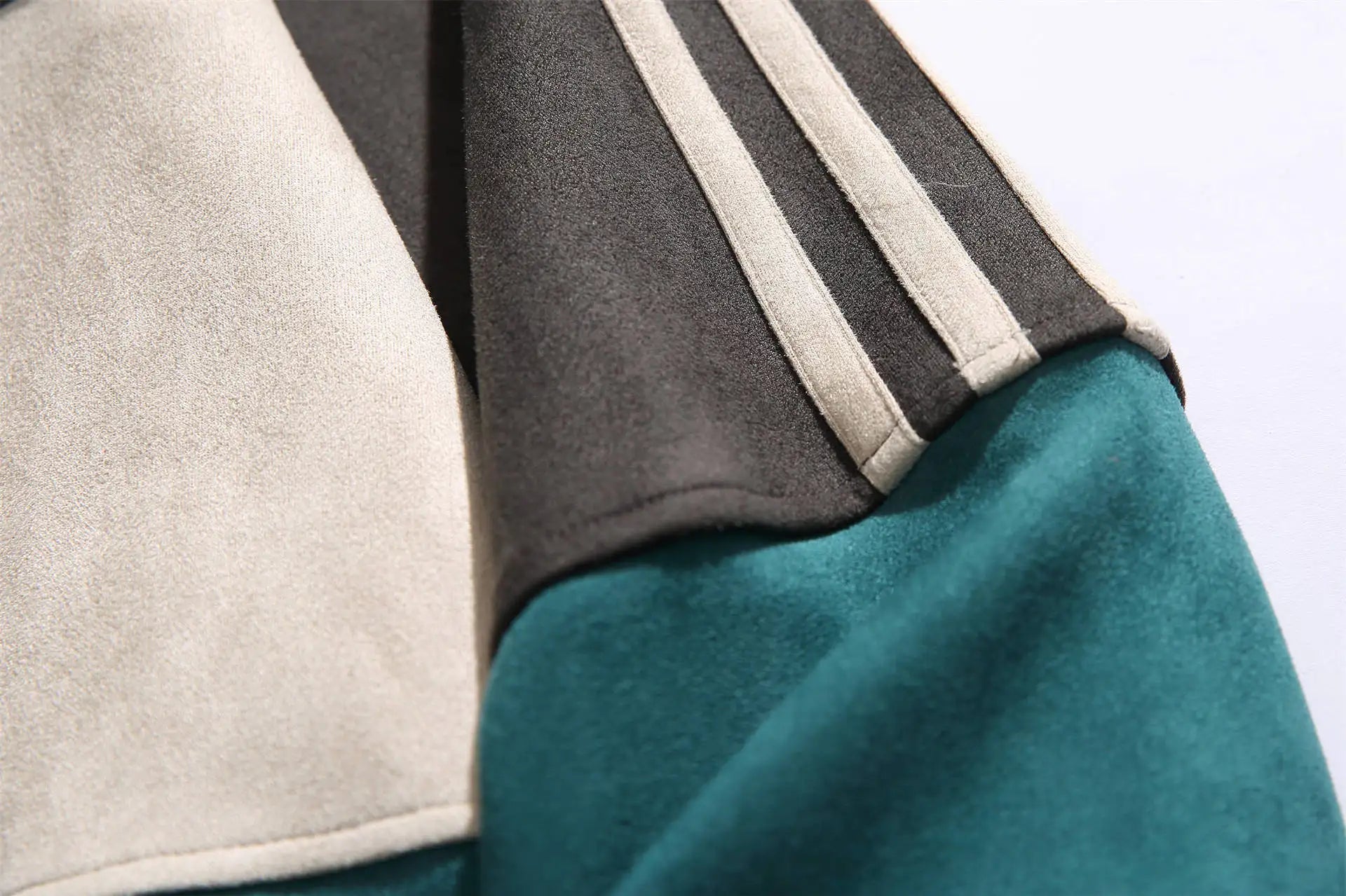 Voguable  Men Y2k Sweatshirts Suede Hip Hop Spring And Autumn Couple Sports Pullovers China-Chic Loose Versatile Casual Tops Spliced voguable