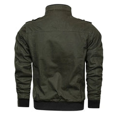 Spring Autumn Jacket Men Cotton Windbreaker Bomber Coat Military Men's Tactics Jackets Man Cargo Casual Jacket Mens Clothes 2022 voguable