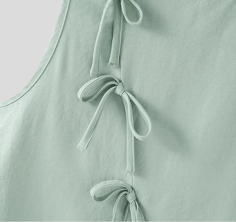 Summer Sleeveless Men Tanks Tops Bow Solid Color O Neck Tops Tee Male Vests Fashion Oversize Streetwear Slit Tops S-5XL voguable