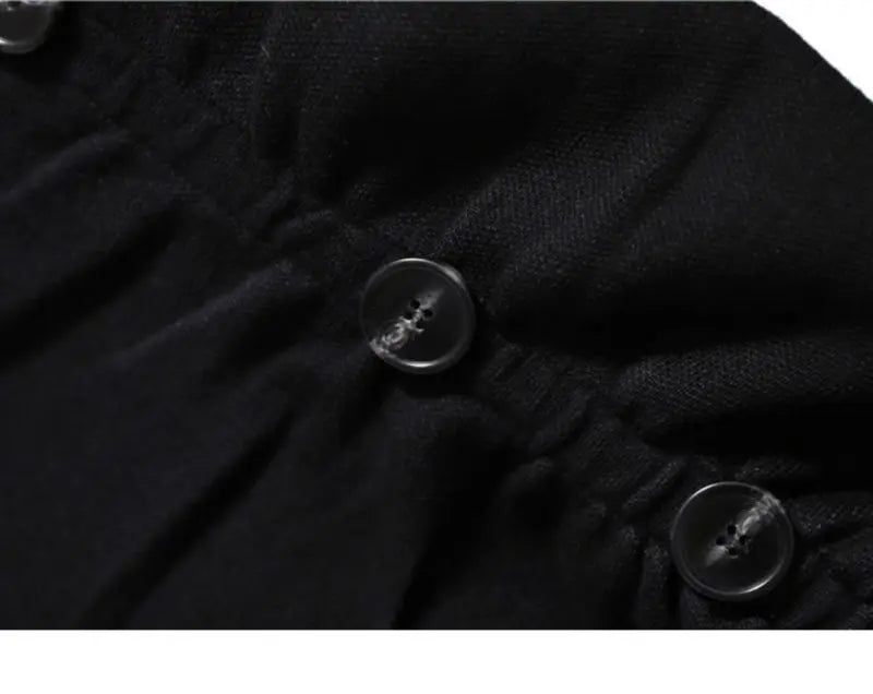 Trumpet Houndstooth Vintage High Waist Buttons Women's Skirt Korean Fashion Mermaid Mid-Calf Long Skirts For Women Spring voguable