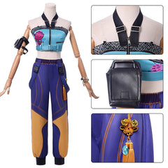 KPop Zoey Cosplay Costume Wig Women Girls Halloween Carnival Comic-con Party Role Playing Outfits voguable