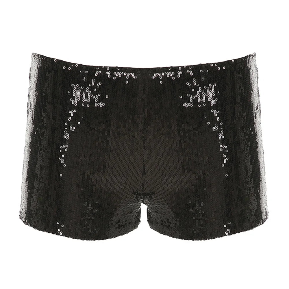 Women's Shorts All Season Fitting Slim Shiny Sexy Low Waist Short Party Shorts voguable