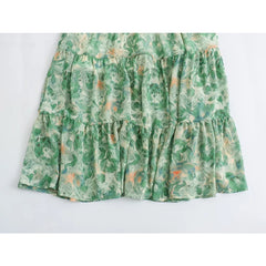 Voguable Holiday Summer Dresses 2024 Women Sleeveless V Neck A-line Floral Print Long Dress Casual Vestidos voguable