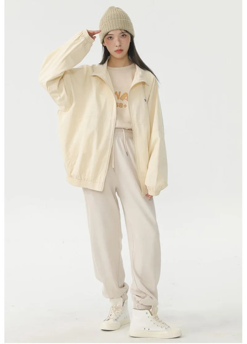 Vintage Letter Y2K Baseball Jacket Women Oversize Loose Harajuku American Retro Coat Casual Bf Long Sleeve Fall Streetwear Tops voguable