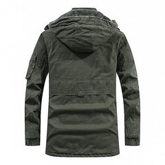 2023 Winter Men Jackets Fleece Warm Winbreaker Cotton padded Jackets Male Thicken Military Thermal Hooded jackets Clothing voguable