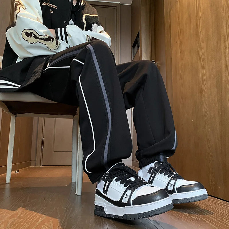Voguable  Jogger Sweatpants Men Casual Sports Pants Harajuku Fashion Brand Track Pants Casual Baggy All-Match Trousers Men Clothing voguable