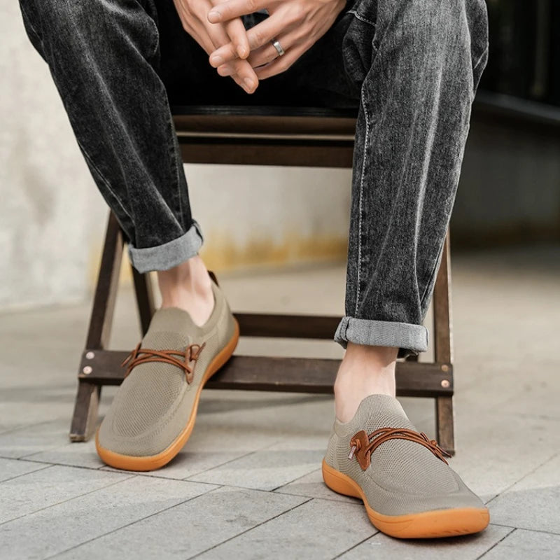 Voguable  Men Casual Dress Sneakers Minimalist Wide Barefoot Shoes Outdoor Comfort Lightweight Leisure Shoes Non Slip Wide Running Shoes voguable