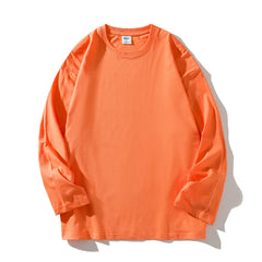 Long Sleeve Mens T Shirt Ripped Base O-neck Casual Spring Male Tops Loose Streetwear Unisex Tees gotmes-shop