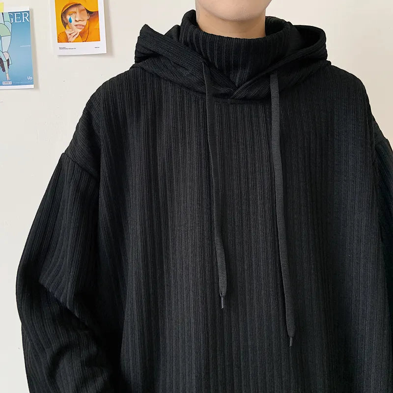 Sweater Men Spring Autumn Men's Hooded Sweater Casual Pullover Warm Knitted Sweatercoat Pull Homme Plus Size 3XL Streetwear voguable