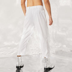 Voguable American Style Men's Fashion Pantalons Loose Comeforable Long Pants Casual Streetwear Micro-transparent Pantalons S-5XL voguable