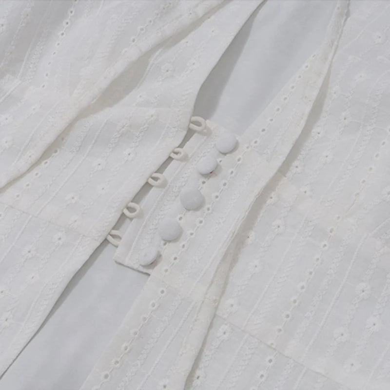 y2k Tank Top Women Summer Clothes White Flower Embroidery Mock Neck Front Cutout Sleeveless T Shirt Vest Streetwear voguable
