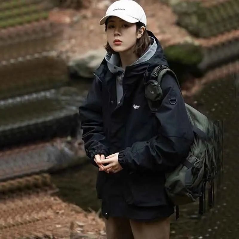 Fall Women Sportswear Jacket Y2K Winter Thick Warm Loose Pockets Casual Assault Suit Bf Fashion Oversize Outdoor Sports Outwear voguable