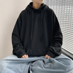 Sweater Men Spring Autumn Men's Hooded Sweater Casual Pullover Warm Knitted Sweatercoat Pull Homme Plus Size 3XL Streetwear voguable