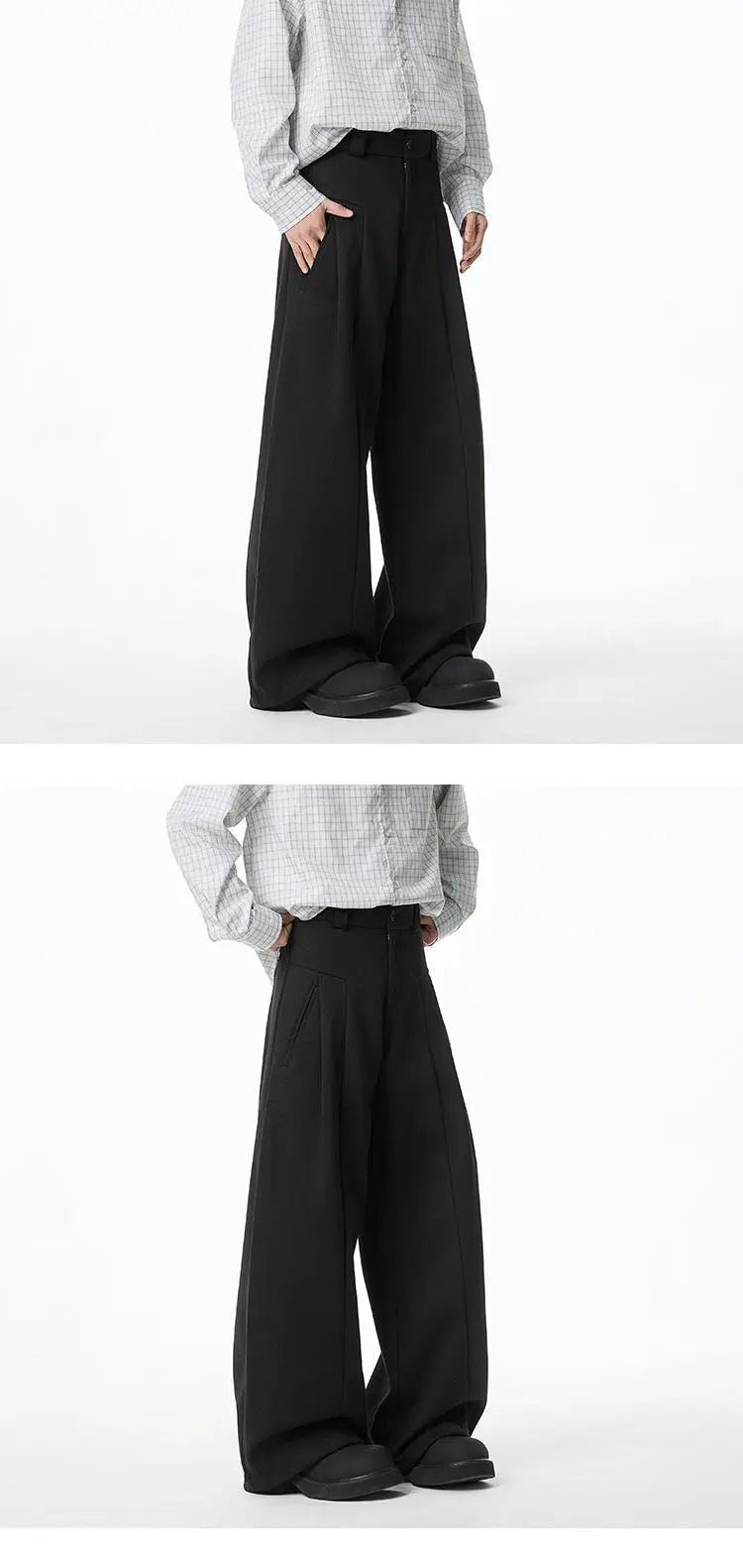 Spring 2025New Design Patchwork Casual Trousers man Loose Wide Leg Waist Comfort Stretch Elastic Athleisure Pants Travel Fashion voguable