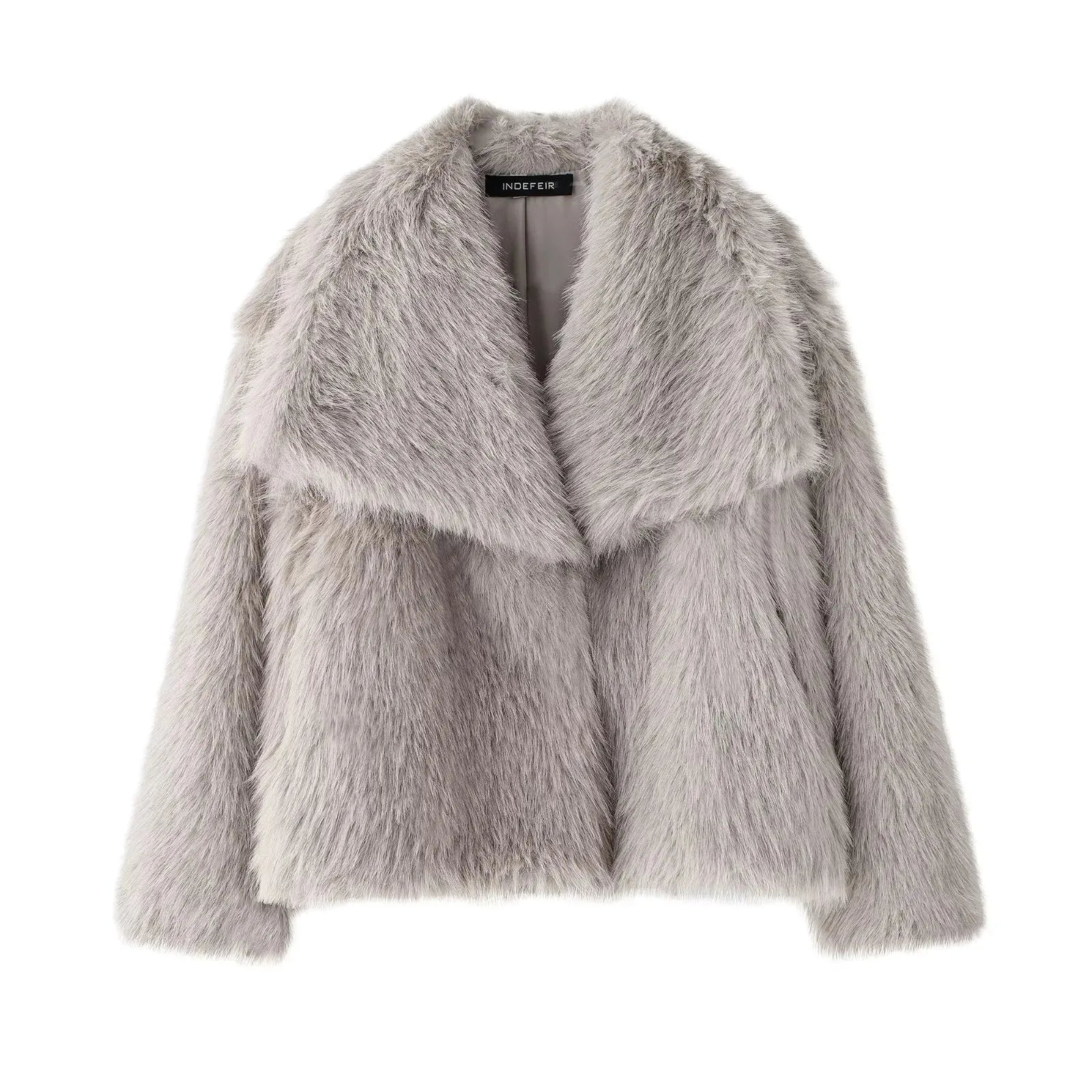 TRAF Metal Color Sequin Woven Jacket For Women Loose Stand Collar Long Sleeve Coat 2023 Autumn Winter Chic Female Outerwear voguable