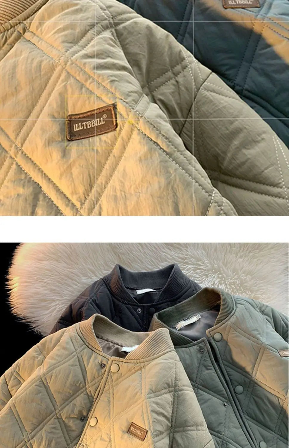 Winter Men's Jacket Stand Collar Thicken Button Windproof Baseball Jackets Casual Solid Warm Couples High Street Padded Clothes voguable