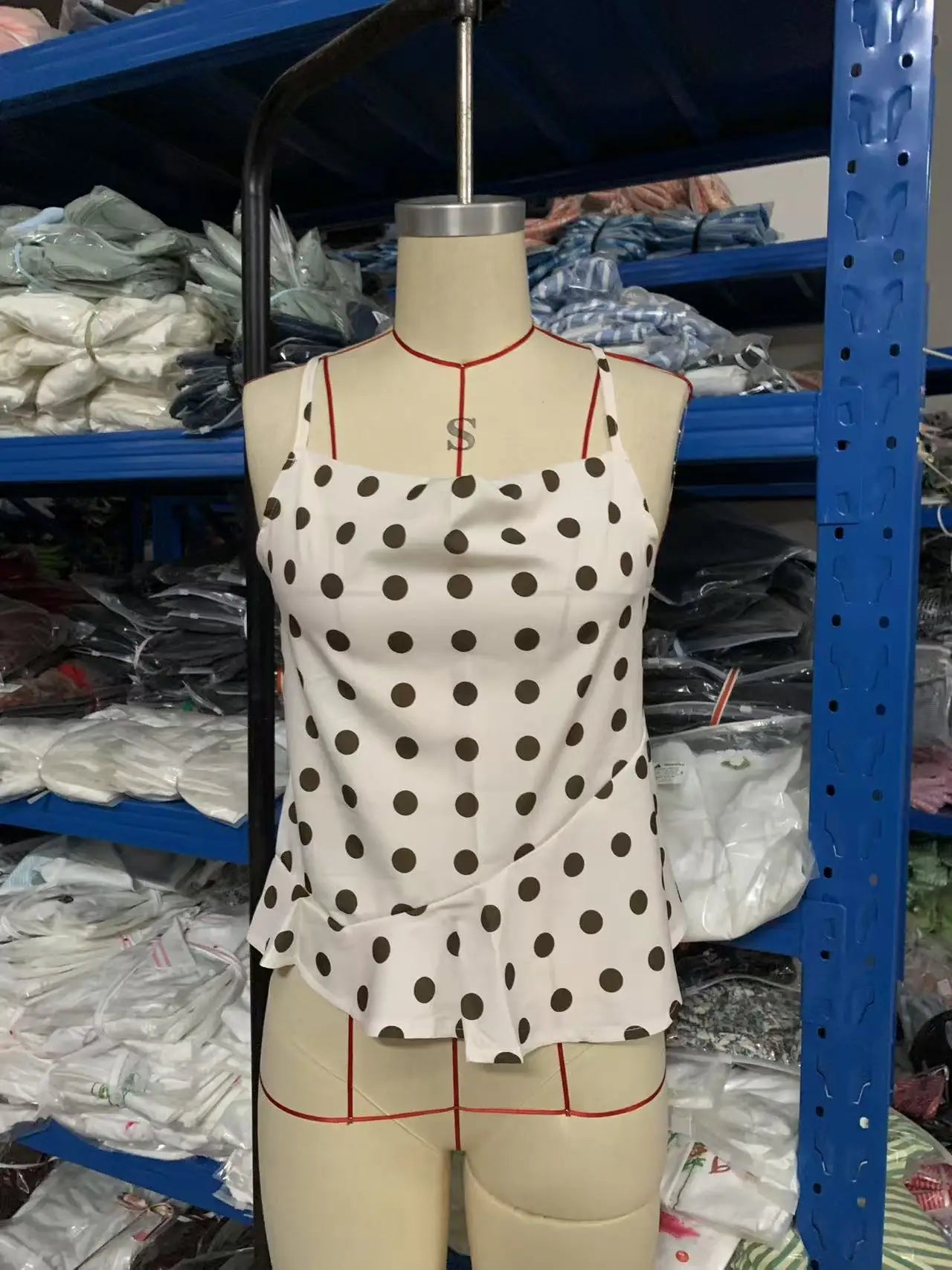 Fashion Polka Dot Print Camisole 2025 New Backless Lace-up Beige Sexy Summer Tank Chic Ruffle Patchwork Slim Top Vest For Women voguable