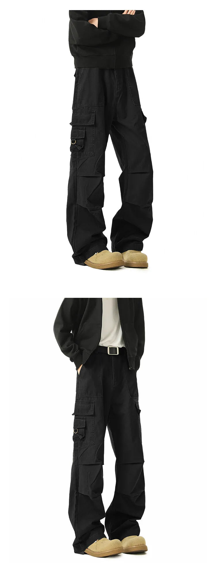 Men Cargo Pants Men Casual Multi-Pocket Cotton Overall Trousers Easy Wash outdoors Army Green Joggers Pants Male Dropshipping voguable