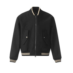 New American Vibe Fleeced Men Crop Jackets Luxury Harajuku Zip-up Long Sleeve Streetwear Trendy Chic Pocket Baseball Coats M-2XL voguable