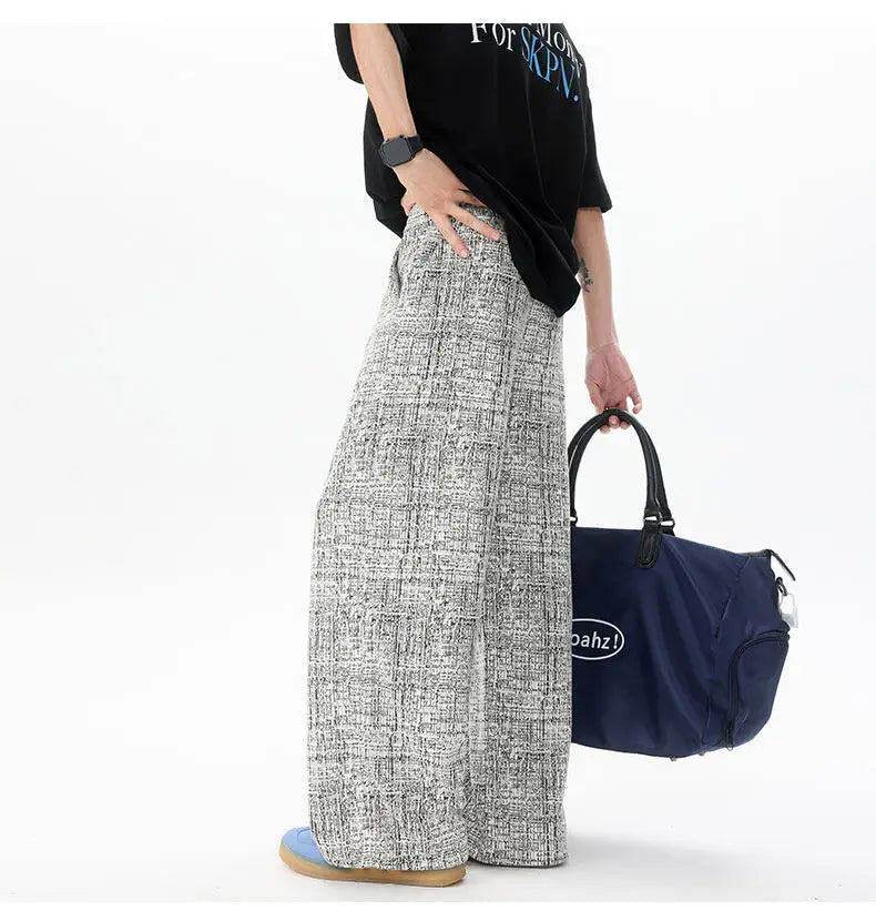 New Design Unisex Straight Leg Casual Pants Breathable Comfortable Novel Fabric Fashion Comfy Trendy Stylish Athleisure Trousers voguable