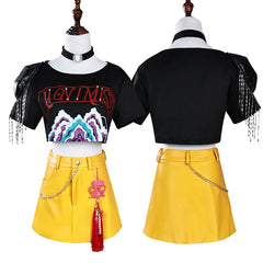 Rumi Mira Zoey Cosplay KPop Cosplay Costume Wig HUNTR/X Uniform Women Suit Dress Halloween Party Role Playing Outfits voguable