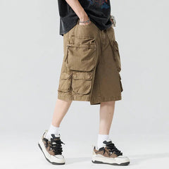 New Summer Men Cotton Cargo Shorts Men American Clothing Casual Breeche Bermuda Beach Jogger Shorts Male Hot Dropshipping voguable