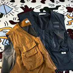 American Outdoor Multi-function Short Vest Jacket Basic Commuting Versatile Vest Cityboy Workwear Waistcoat Aesthetic Urban Chic voguable
