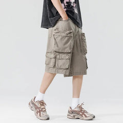 New Summer Men Cotton Cargo Shorts Men American Clothing Casual Breeche Bermuda Beach Jogger Shorts Male Hot Dropshipping voguable