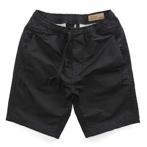Voguable  Summer Men's Casual Sports orts Elastic Waist Five-Point Pure Cotton Waed Workwear f-Length Outerwear Mid-Pants voguable