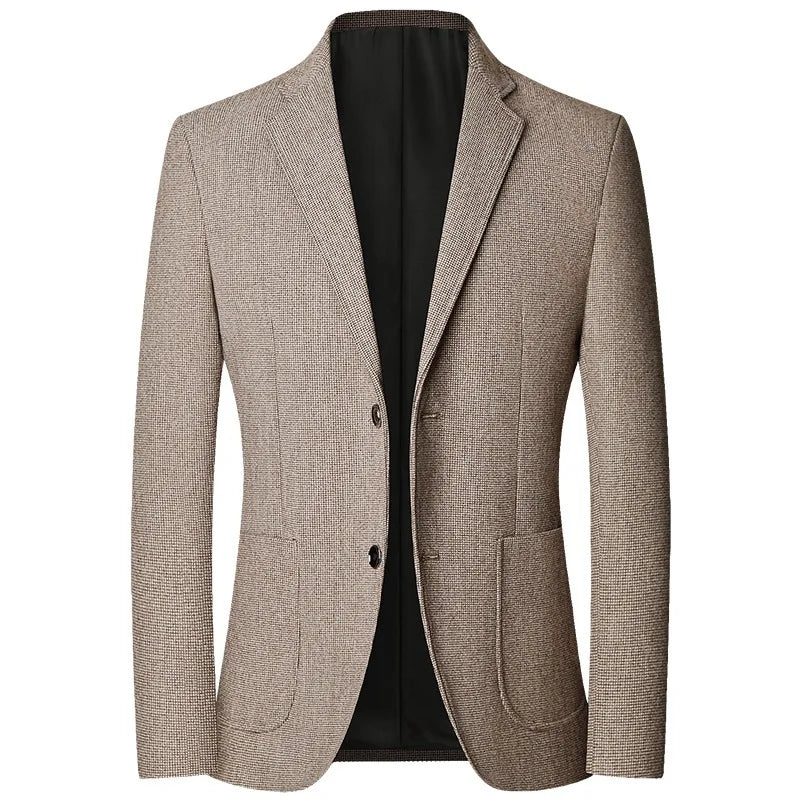 2024 Autumn Men Blazers Suits Jackets Business Casual Suit Wool Coats High Quality Male Slim Fit Blazers Jackets Blazers Coats voguable