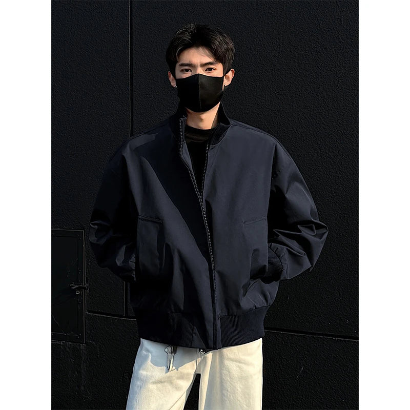 Autumn Short Jacket Men Fashion Casual Baseball Jackets Men Streetwear Hip-hop Loose Bomber Jacket Mens Large Size 4XL voguable