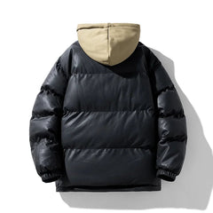 Winter Bread Cotton-padded Jackets Men Trendy Hooded Windproof Parkas Casual Cotton-Padded Jacket Warm Thick New Men's Coats voguable