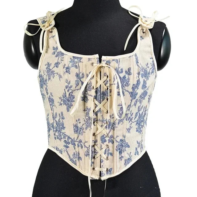 Sexy Lolita Corset Shaper Ladies Slimming Bandage Corsets Underbust Bustier Top Women Lingerie Elegant Streetwear Clothes Blusas voguable