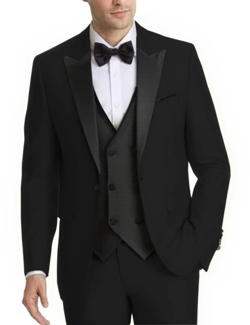 Voguable  Elegant 2-Piece Men's Tuxedo Suit Customized Blazer And Pants Set Fashionable Wedding Business Mens Suit voguable