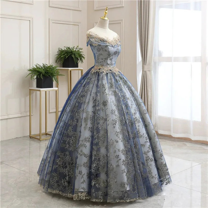 New chorus dress long vocal Bel Canto art test dress host annual solo evening gown Peng Peng skirt voguable