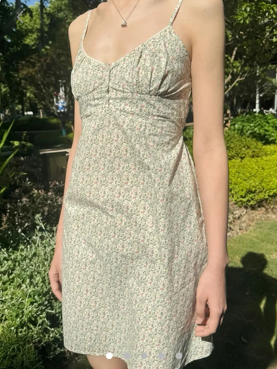 Voguable  Red Plaid V-neck Mini Summer Casual Dress Women Buttons Lace Trim A-line Sweet Short Vestidos Preppy Style Y2K Dresses voguable
