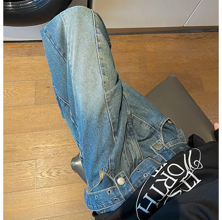 2025 New Big boy Jeans for Men Streetwear Baggy Jeans Large size Patchwork Denim Leisure Simple Dime Pants Women Jeans Hot  jean voguable